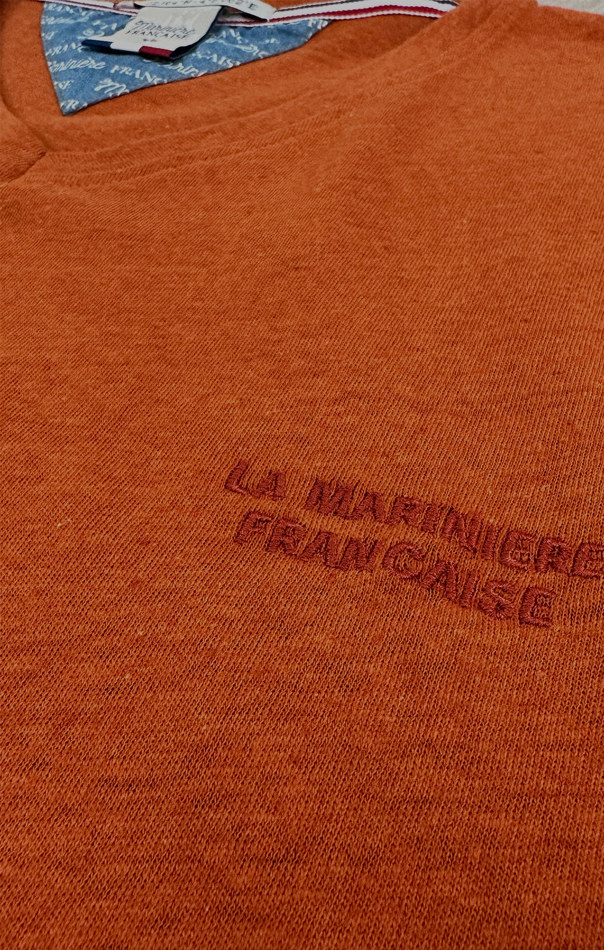 Version bleu orange rouille