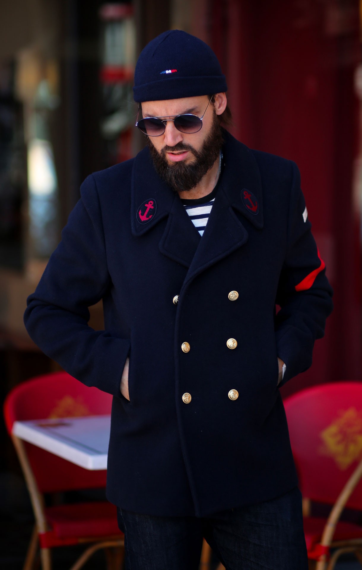 Caban Homme & Femme OLIVIER MARINE – Image 12