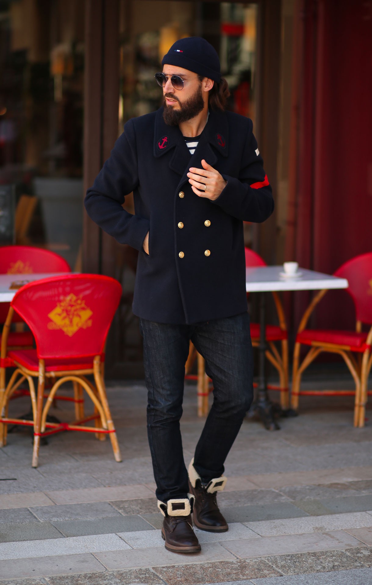 Caban Homme & Femme OLIVIER MARINE – Image 10